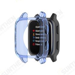 TPU Transparent Half-pack Watch Case Cover Watch Shell Protector For Garmin Venu sq TPU Transparent Half-pack Watch Case Cover Watch Shell Protector For Garmin Venu sq
