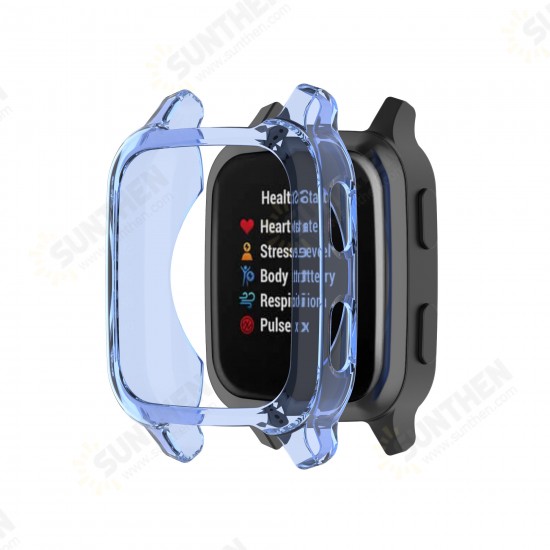 TPU Transparent Half-pack Watch Case Cover Watch Shell Protector For Garmin Venu sq