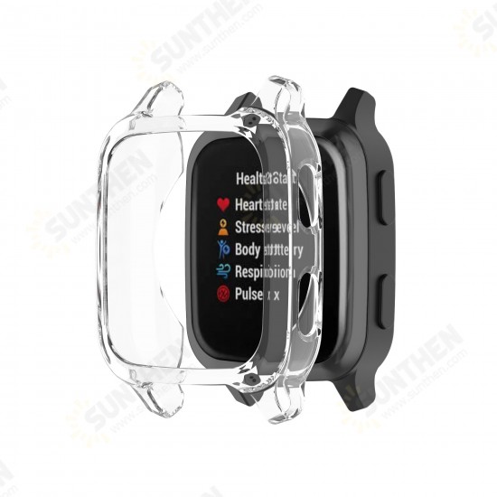 TPU Transparent Half-pack Watch Case Cover Watch Shell Protector For Garmin Venu sq