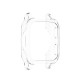 TPU Transparent Half-pack Watch Case Cover Watch Shell Protector For Garmin Venu sq