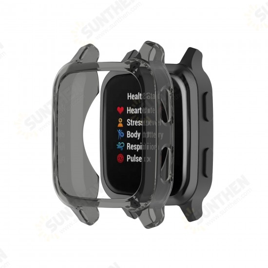 TPU Transparent Half-pack Watch Case Cover Watch Shell Protector For Garmin Venu sq