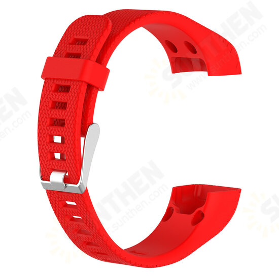 Texture Silicone Replacement Strap Smart Watch Band For Garmin Vivosmart HR+/Approach X10/X40