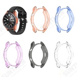 Translucent Non-Yellow Soft TPU Shockproof Watch Case Cover for Samsung Galaxy Watch3 45mm R840 / Galaxy Watch 3 41mm R850 Translucent Non-Yellow Soft TPU Shockproof Watch Case Cover for Samsung Galaxy Watch3 45mm R840 / Galaxy Watch 3 41mm R850