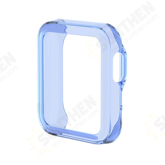 Transparent TPU Half-pack Watch Case Cover Watch Protector For Xiaomi Mi Watch Lite