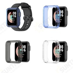 Transparent TPU Half-pack Watch Case Cover Watch Protector For Xiaomi Mi Watch Lite Transparent TPU Half-pack Watch Case Cover Watch Protector For Xiaomi Mi Watch Lite