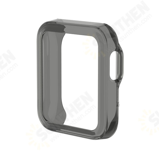 Transparent TPU Half-pack Watch Case Cover Watch Protector For Xiaomi Mi Watch Lite