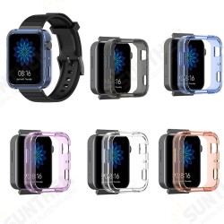 Transparent TPU Watch Case Cover Shockproof Watch Cover for Xiaomi Watch Non-original Transparent TPU Watch Case Cover Shockproof Watch Cover for Xiaomi Watch Non-original