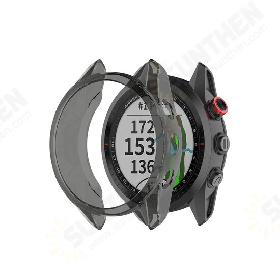 Transparent TPU Watch Case Protector Watch Cover For Garmin Approach S62