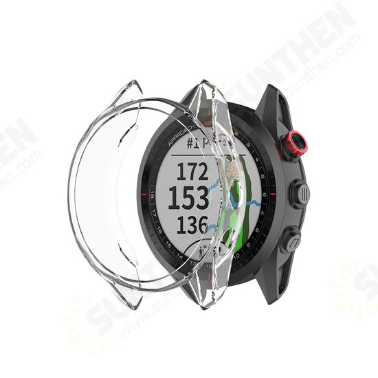 Transparent TPU Watch Case Protector Watch Cover For Garmin Approach S62