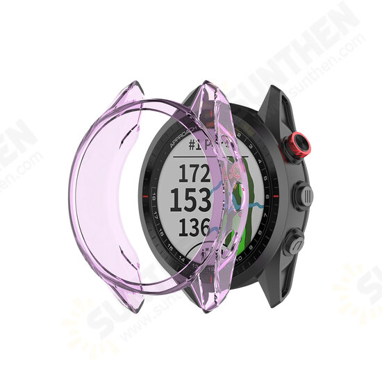 Transparent TPU Watch Case Protector Watch Cover For Garmin Approach S62