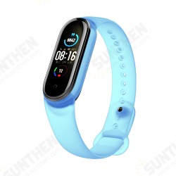 Transparent Watch Band Watch Strap Replacement for Xiaomi Miband 5 Mi Band 5 Non-original Transparent Watch Band Watch Strap Replacement for Xiaomi Miband 5 Mi Band 5 Non-original