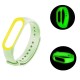 Two-color Luminous Smart Watch Band Replacement Strap For Xiaomi Mi Band 5 Non-original