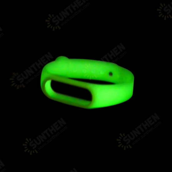 Two-color Luminous Smart Watch Band Replacement Strap For Xiaomi Mi Band 5 Non-original