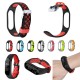 Two-color Stomata Anti-lost Smart Watch Band Replacement Strap For Xiaomi Mi Band 5 Non-original