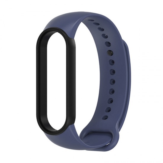 Two-color TPU Silicone Replacement Strap Smart Watch Band For Xiaomi Mi Band 5