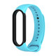 Two-color TPU Silicone Replacement Strap Smart Watch Band For Xiaomi Mi Band 5 Two-color TPU Silicone Replacement Strap Smart Watch Band For Xiaomi Mi Band 5