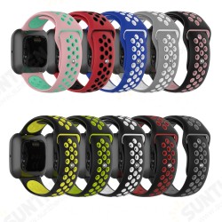 Two-color breathable Silicone Replacement Strap Smart Watch Band For Fitbit Versa 2 Two-color breathable Silicone Replacement Strap Smart Watch Band For Fitbit Versa 2