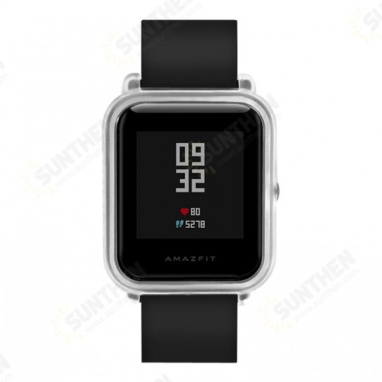 Ultra Thin TPU Soft Colorful Watch Case for Amazfit Bip S Smart Watch Ultra Thin TPU Soft Colorful Watch Case for Amazfit Bip S Smart Watch