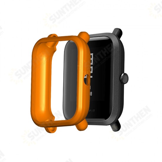 Ultra Thin TPU Soft Colorful Watch Case for Amazfit Bip S Smart Watch Ultra Thin TPU Soft Colorful Watch Case for Amazfit Bip S Smart Watch