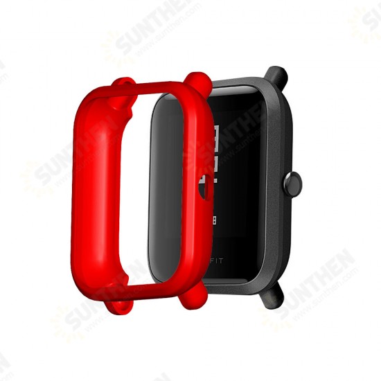 Ultra Thin TPU Soft Colorful Watch Case for Amazfit Bip S Smart Watch Ultra Thin TPU Soft Colorful Watch Case for Amazfit Bip S Smart Watch