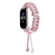 Umbrella Cord Braided Adjustable Smart Watch Band Replacement Strap For Xiaomi Mi Band 5 Non-original