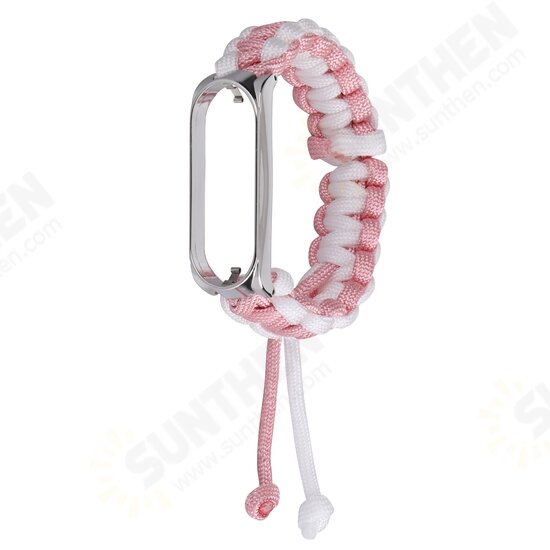 Umbrella Cord Braided Adjustable Smart Watch Band Replacement Strap For Xiaomi Mi Band 5 Non-original