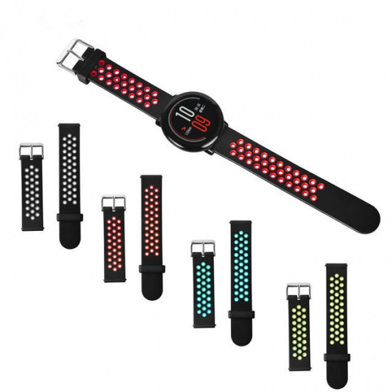 Universal 20mm Replacement Watch Band Strap for Samsung Gear S3/ Pebble Time Amazfit