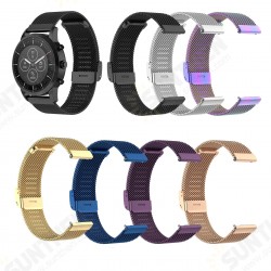 Universal 22mm Mesh Steel Watch Band for Amazfit HuFossil Garmin Ticwatch Xiaomi Color Smart Watch Non-original Universal 22mm Mesh Steel Watch Band for Amazfit HuFossil Garmin Ticwatch Xiaomi Color Smart Watch Non-original