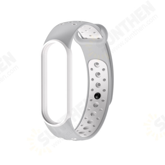 Watch Band Watch Strap Dual Color Strap Replacement for Xiaomi Mi Band 5 Xiaomi Mi Band 5 NFC