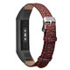 Woven Pattern Leather Watch Band Replacement Watch Strap for Huband 4 Honor 5i Smart Watch