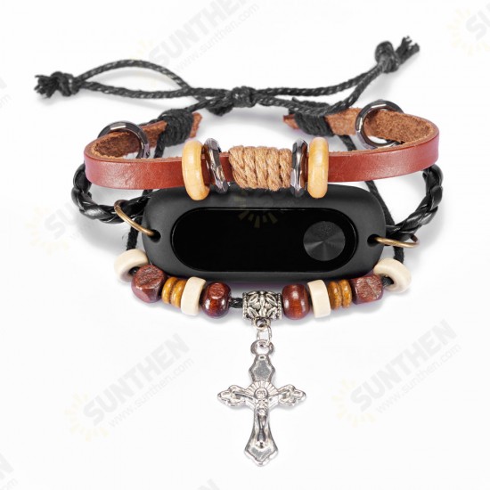 Beading Bracelet Replacement Wrist Strap for Xiaomi Mi Band 2 Smart Wristband Non-original Beading Bracelet Replacement Wrist Strap for Xiaomi Mi Band 2 Smart Wristband Non-original