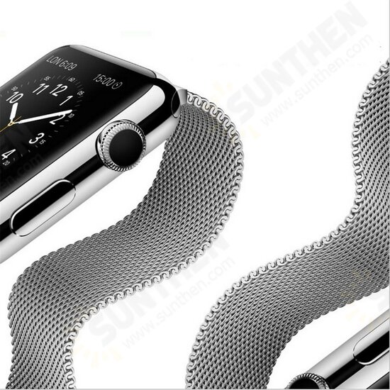 Buckle Stainless Steel Smart Watch Band Replacement Strap for Apple Watch 38MM