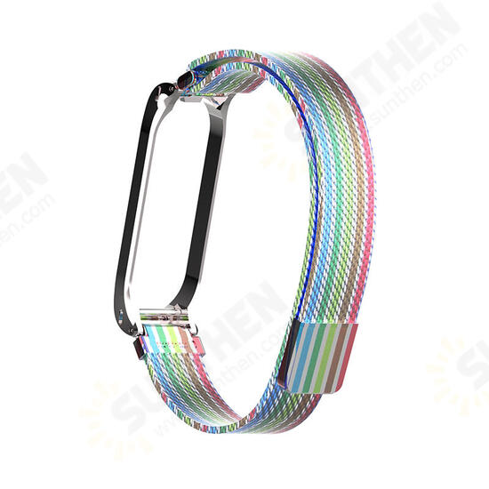 Camouflage Metal Watch Band Watch Strap Replacement for Xiaomi Miband 4 Non-original Camouflage Metal Watch Band Watch Strap Replacement for Xiaomi Miband 4 Non-original