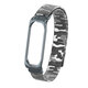 Camouflage Metal Watch Band Watch Strap Replacement for Xiaomi Miband 4 Non-original Camouflage Metal Watch Band Watch Strap Replacement for Xiaomi Miband 4 Non-original
