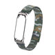 Camouflage Metal Watch Band Watch Strap Replacement for Xiaomi Miband 4 Non-original Camouflage Metal Watch Band Watch Strap Replacement for Xiaomi Miband 4 Non-original