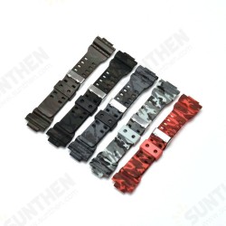 Camouflage Silicone Strap Replacement Watch Band for GA-110/100/120/GD120 Camouflage Silicone Strap Replacement Watch Band for GA-110/100/120/GD120