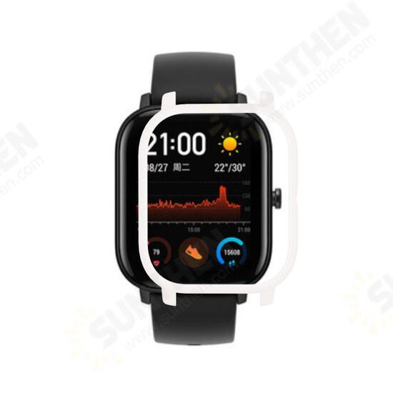 Color PC Watch Case Cover Watch Cover Screen Protector for Amazfit GTS