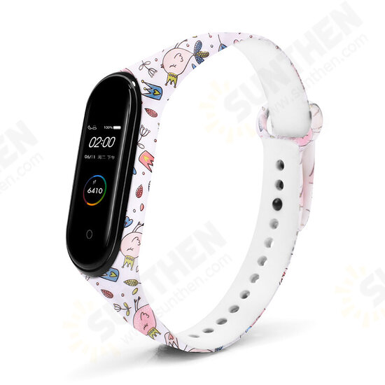 Color Pattern Watch Band Watch Strap for Xiaomi Miband 3 Miband 4 Strap Non-original Color Pattern Watch Band Watch Strap for Xiaomi Miband 3 Miband 4 Strap Non-original