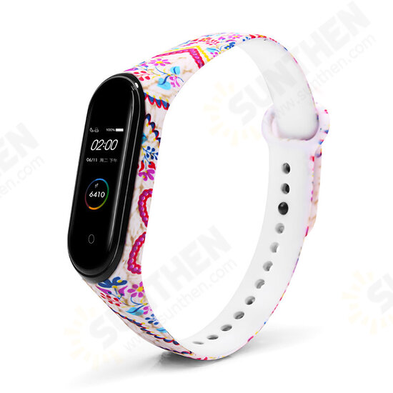 Color Pattern Watch Band Watch Strap for Xiaomi Miband 3 Miband 4 Strap Non-original Color Pattern Watch Band Watch Strap for Xiaomi Miband 3 Miband 4 Strap Non-original