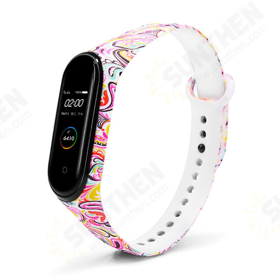 Color Pattern Watch Band Watch Strap for Xiaomi Miband 3 Miband 4 Strap Non-original Color Pattern Watch Band Watch Strap for Xiaomi Miband 3 Miband 4 Strap Non-original