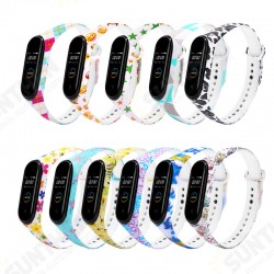 Color Pattern Watch Strap Watch Band for Xiaomi Miband 3 Mibnad 4 Strap Non-original Color Pattern Watch Strap Watch Band for Xiaomi Miband 3 Mibnad 4 Strap Non-original