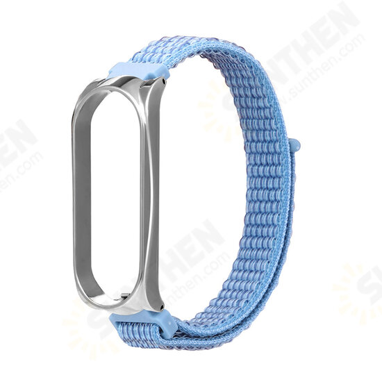 Colorful Nylon Watch Band Watch Strap Replacement for Xiaomi Miband 4 Non-original