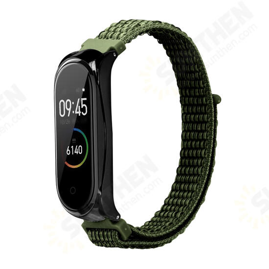 Colorful Nylon Watch Band Watch Strap Replacement for Xiaomi Miband 4 Non-original