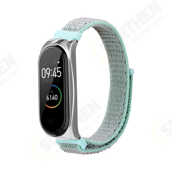 Colorful Nylon Watch Band Watch Strap Replacement for Xiaomi Miband 4 Non-original