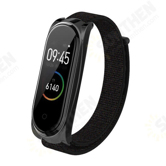 Colorful Nylon Watch Band Watch Strap Replacement for Xiaomi Miband 4 Non-original