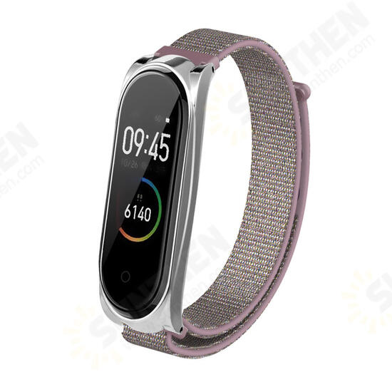 Colorful Nylon Watch Band Watch Strap Replacement for Xiaomi Miband 4 Non-original