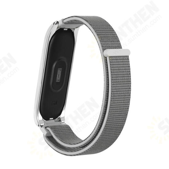 Colorful Nylon Watch Band Watch Strap Replacement for Xiaomi Miband 4 Non-original