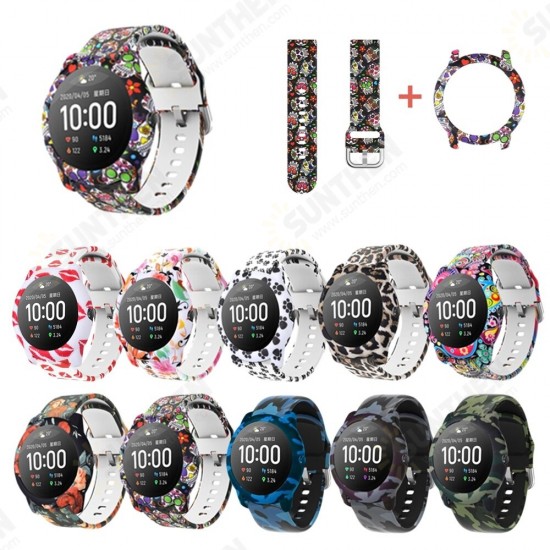 Colorful Pattern Watch Band Watch Strap with Watch Case Watch Cover for Solar LS05 Smart Watch Colorful Pattern Watch Band Watch Strap with Watch Case Watch Cover for Solar LS05 Smart Watch