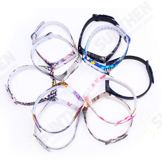 Colorful Pattern Watch Band Watch Strp for Xiaomi Miband 4 Miband 3 Non-original Colorful Pattern Watch Band Watch Strp for Xiaomi Miband 4 Miband 3 Non-original