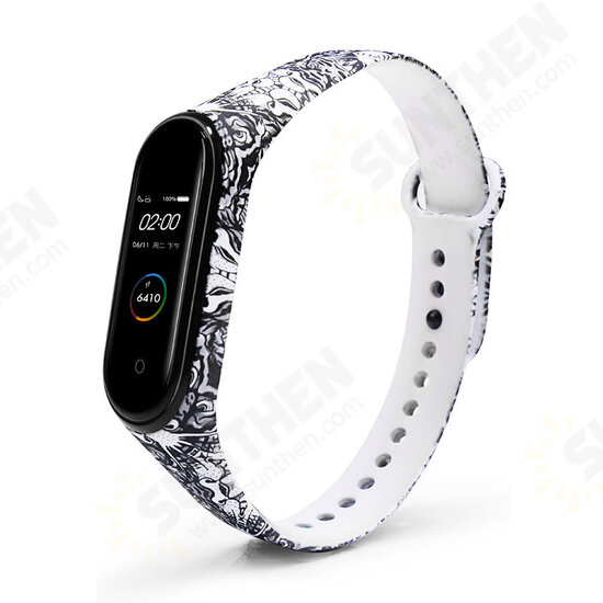 Colorful Pattern Watch Band Watch Strp for Xiaomi Miband 4 Miband 3 Non-original Colorful Pattern Watch Band Watch Strp for Xiaomi Miband 4 Miband 3 Non-original